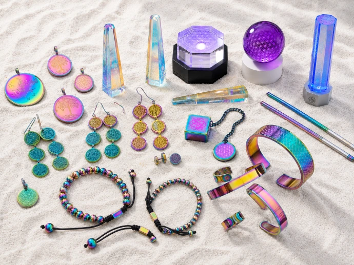 Bijoux et outils Smarty à fréquences vibratoires
